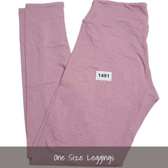 LuLaRoe OS One Size Solid Leggings Heathered NEW - Picture 1 of 1